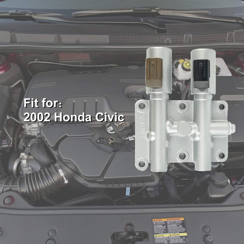 coolautocore Transmission Dual Linear Solenoid 28020-PLX-305 90428D 88957A for Honda Civic 2001-2005 01-05 1.7L 2.0L 1.3 - Image 3